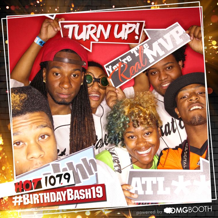 OMG Booth Backstage at #BirthdayBash19