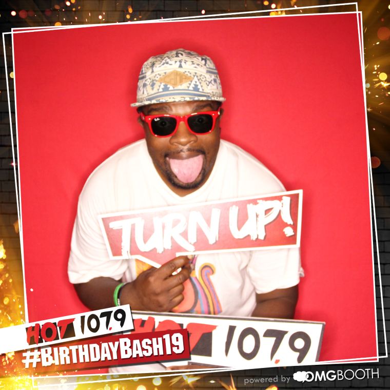 OMG Booth Backstage at #BirthdayBash19