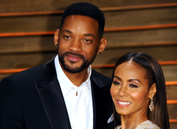 Will Smith and Jada Pinkett Smith attend the 2014 Vanity Fair Oscar Party hosted by Graydon Carter on March 2, 2014 in West Hollywood, California. (Photo by Anthony Harvey/Getty Images)