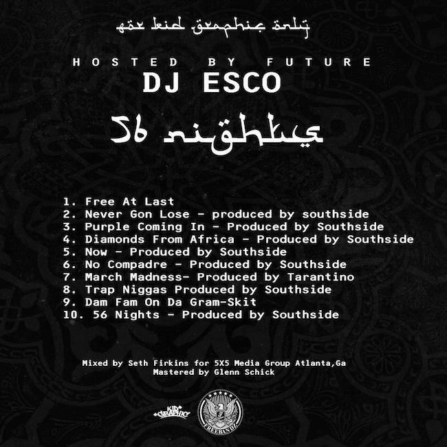 Future - 56 Nights (Back Cover)