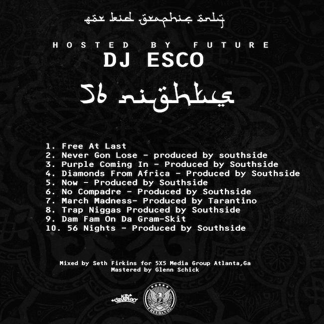 Future - 56 Nights (Back Cover)