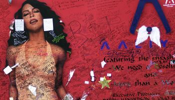 Aaliyah Fans Sign Mural In Tribute