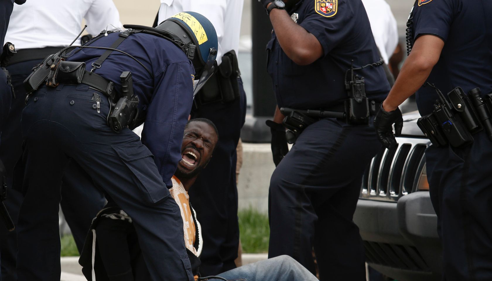 Protests in Baltimore After Funeral Held For Baltimore Man Who Died While In Police Custody