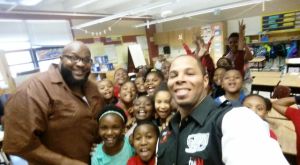 Chubb Rock, REEC and Students at CCES Career Day