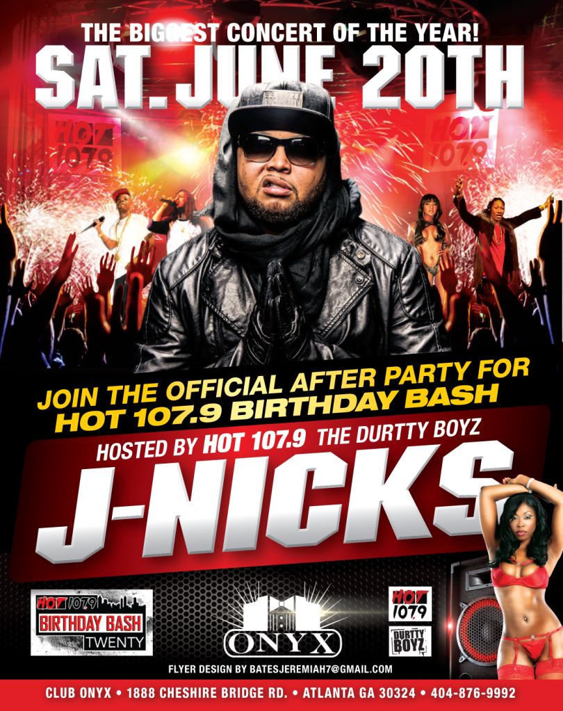 Birthday Bash after party flyers