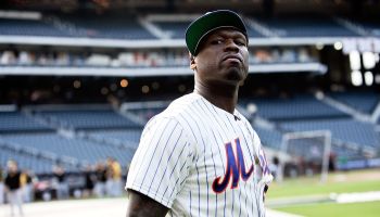 Curtis '50 Cent' Jackson Visits Citi Field