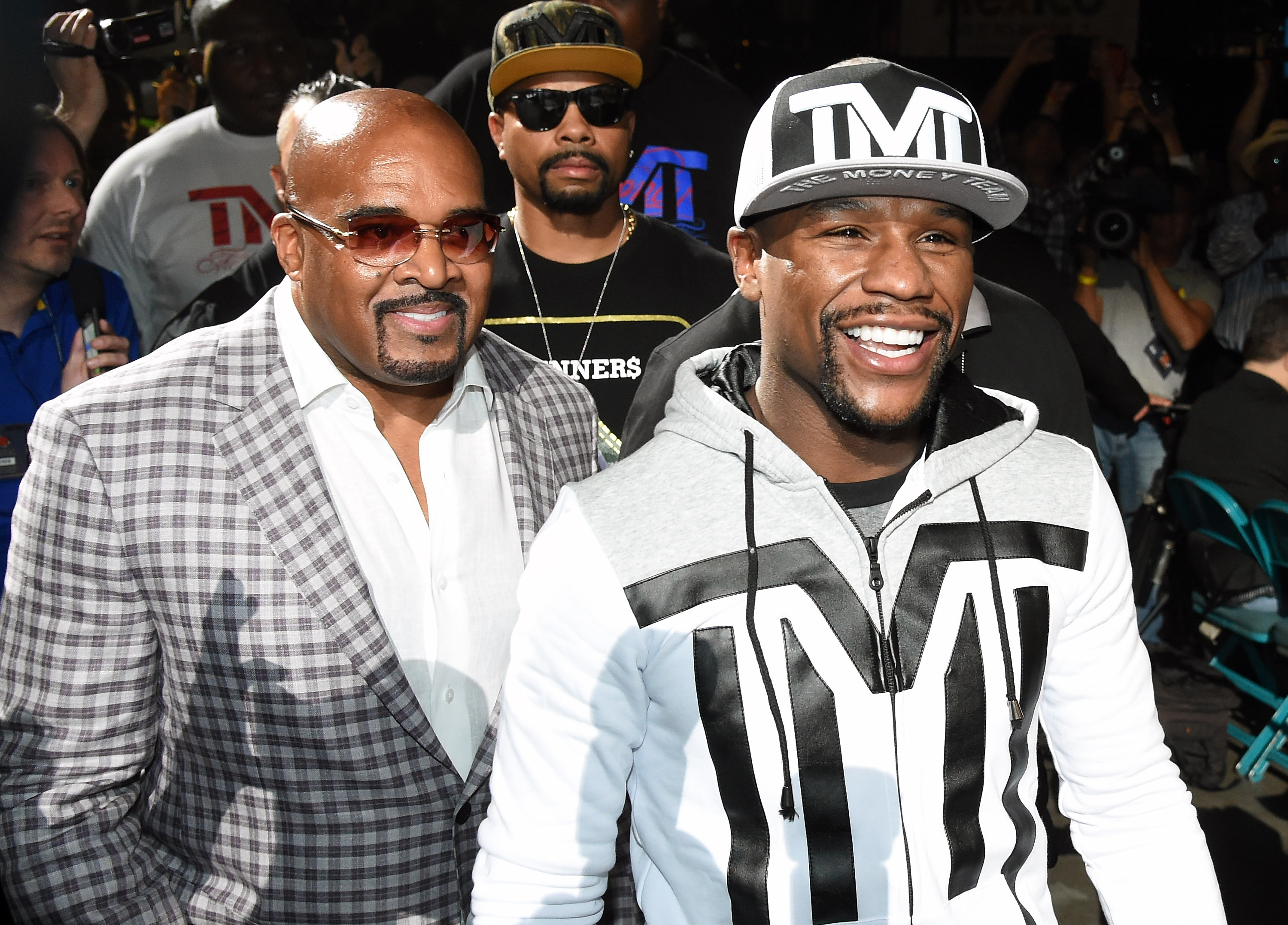 Floyd Mayweather Jr. v Manny Pacquiao - Mayweather Arrival