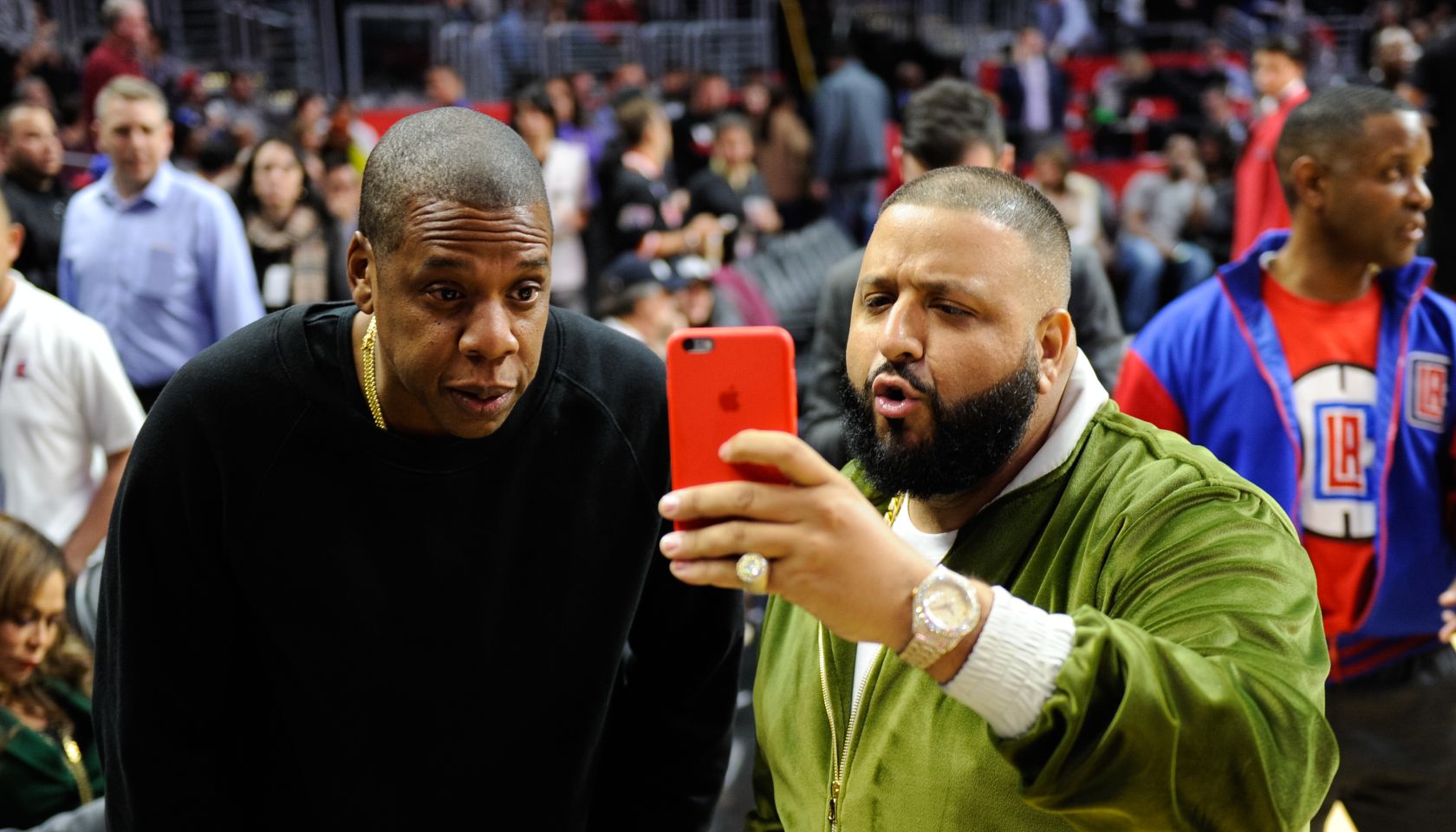 Celebrities At The Los Angeles Clippers Game