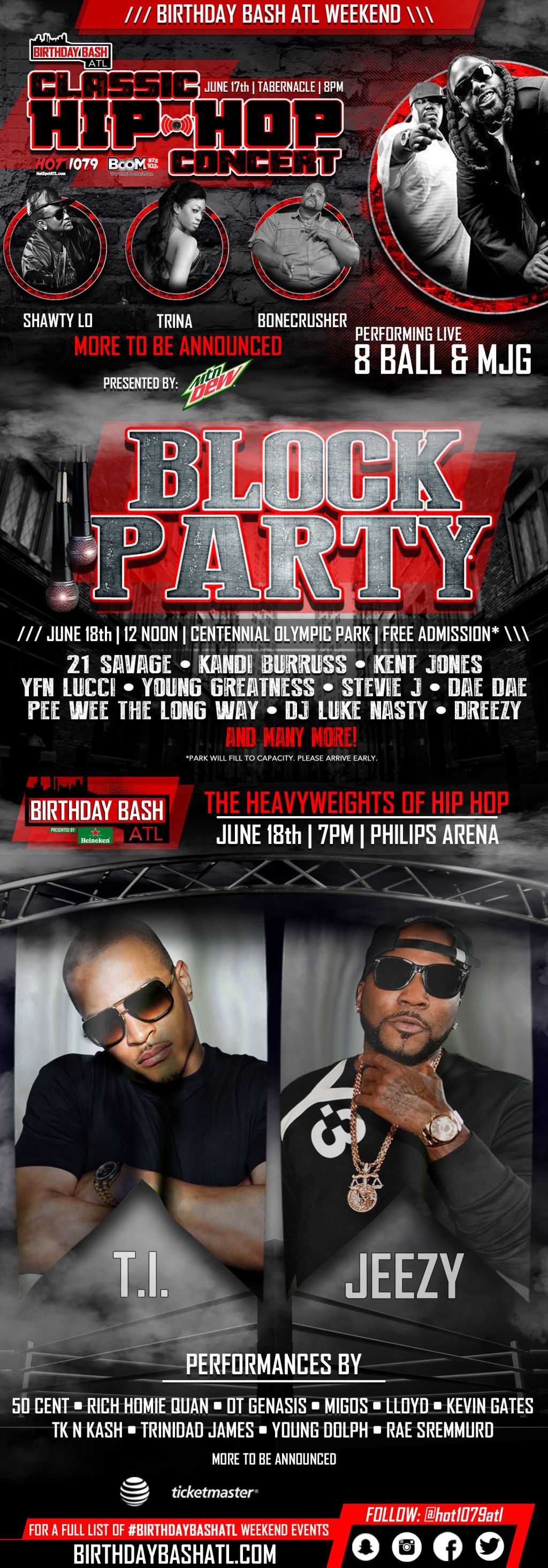 Buy Tickets Now! Birthday Bash ATL June 17th18th! [DETAILS INSIDE