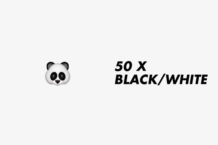 Black and White
