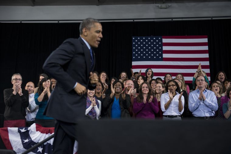 President Obama highlights Georgia's pre-K program at the Decatur Community Recreation Center in Decatur.