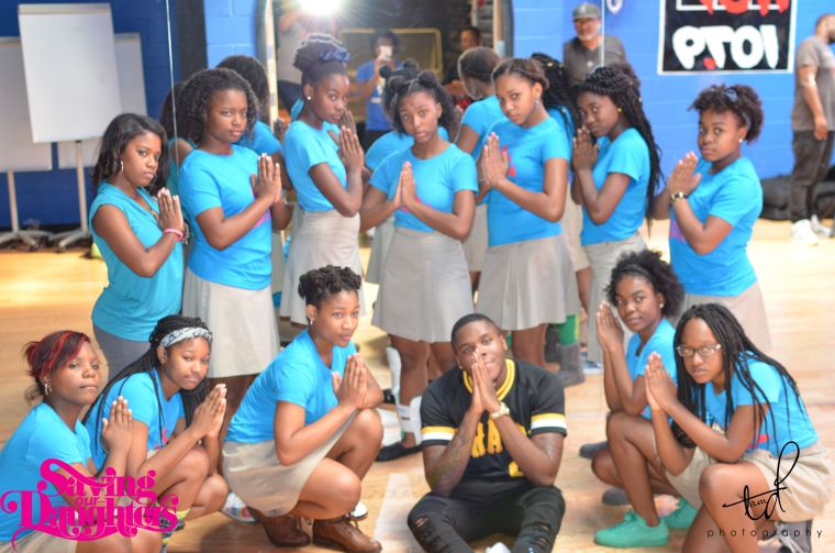 Rapper I am DLOW, and HOT 107.9 Encourages Saving Our Cinderellas Program