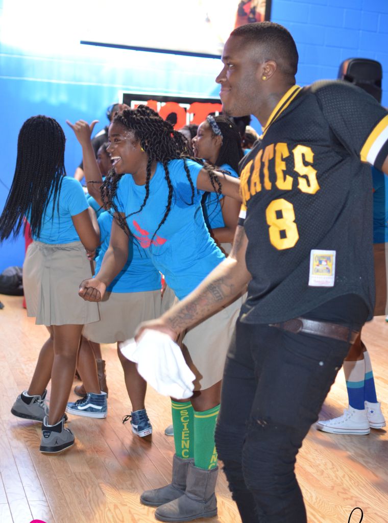 Rapper I am DLOW, and HOT 107.9 Encourages Saving Our Cinderellas Program