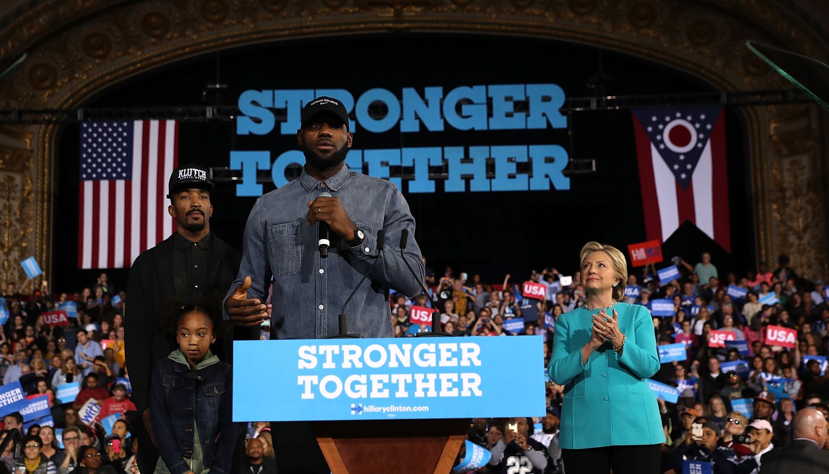 Hillary Clinton Campaigns In Crucial States Ahead Of Tuesday's Presidential Election