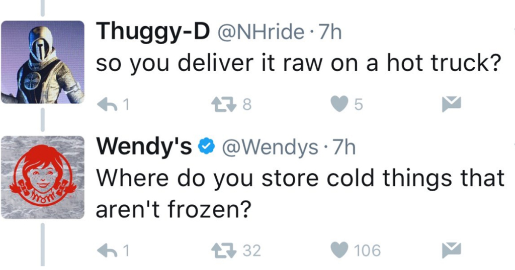 wendys roasting haters