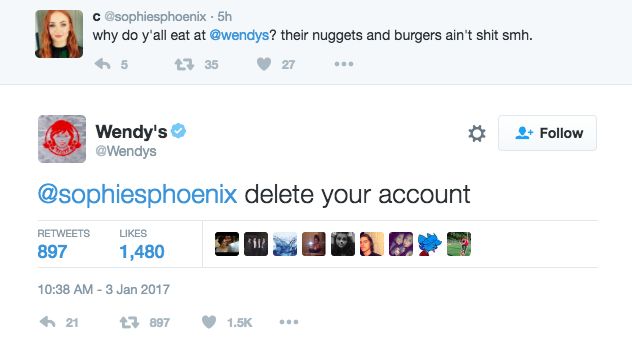 Wendy's Roasting Their Hater Trolls 10