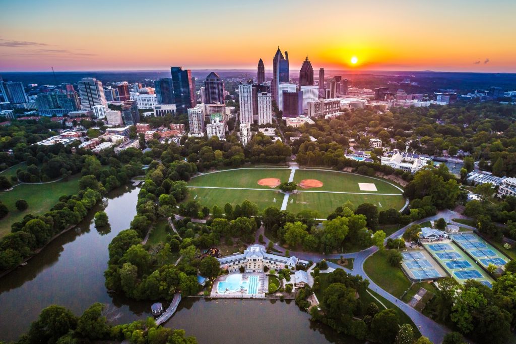 Piedmont Park Aerial, Atlanta