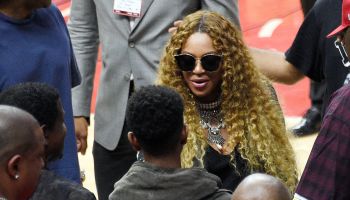 Celebrities at Los Angeles Clippers Game