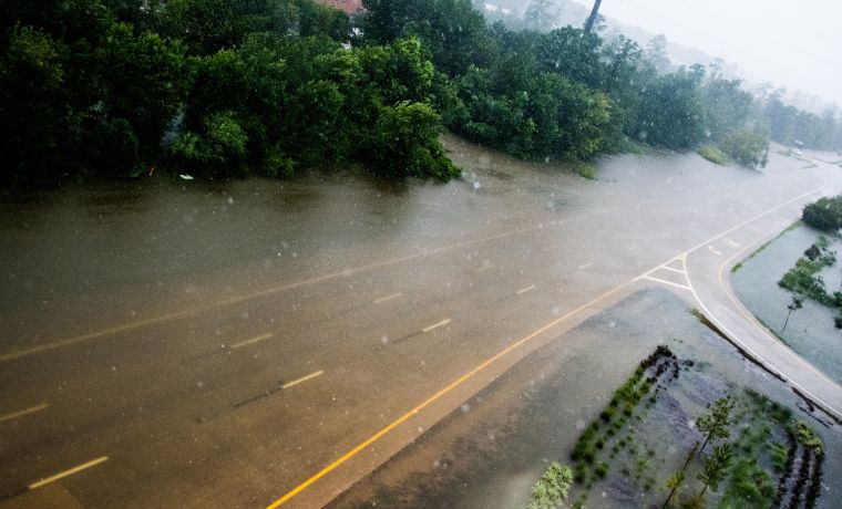 Hurricane Harvey hits Texas