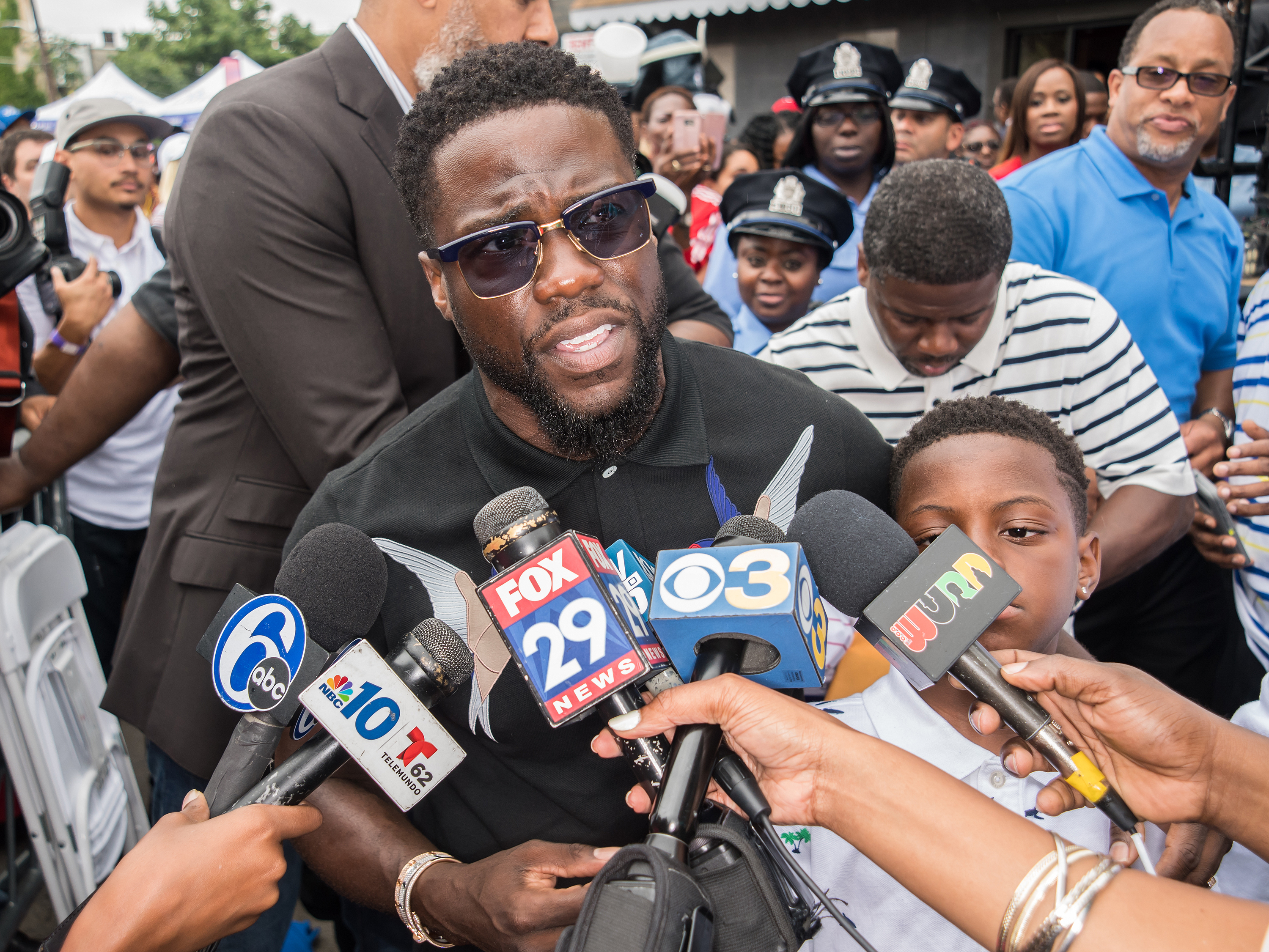 Kevin Hart Birthday Celebration And Mural Dedication