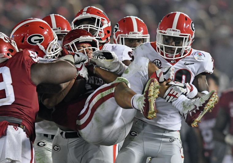 COLLEGE FOOTBALL: JAN 01 Rose Bowl - CFP Semifinal - Oklahoma v Georgia