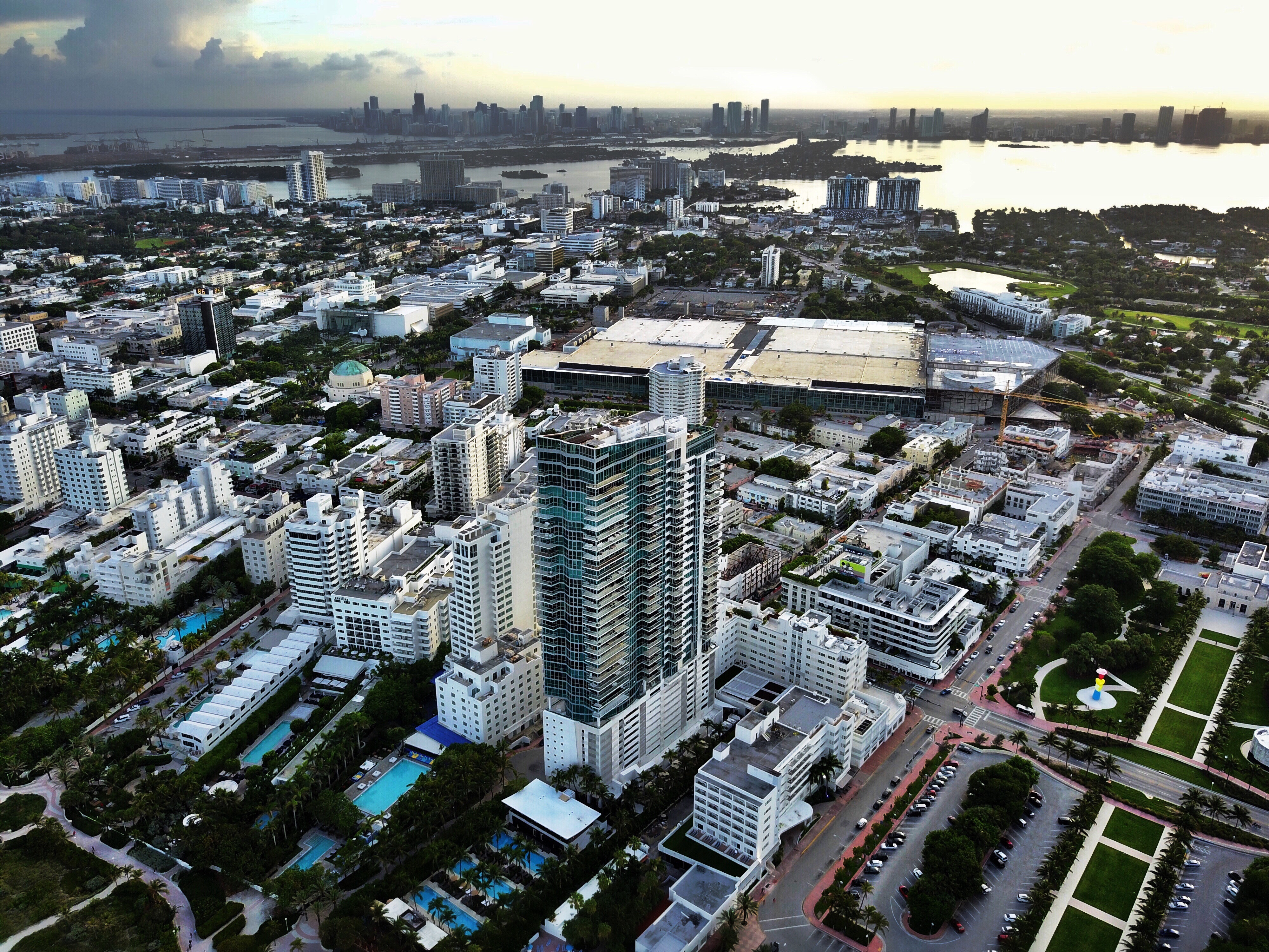 High Angle View Of Cityscape Against Sky