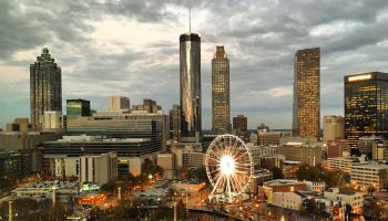 Atlanta after sunset