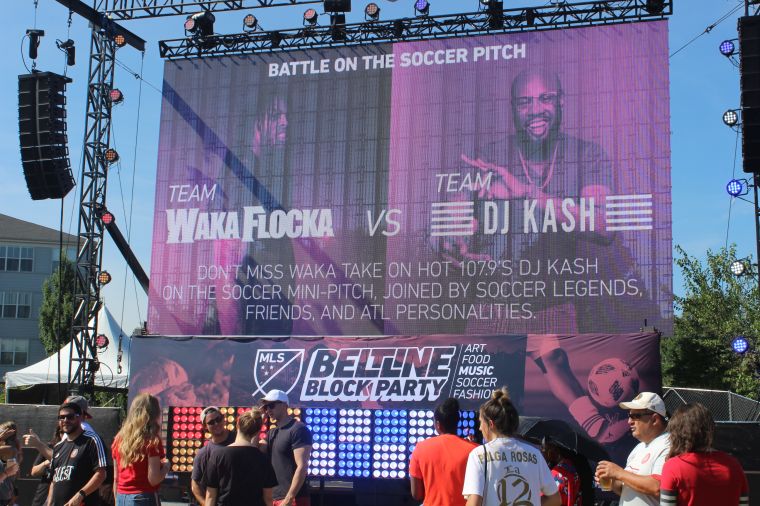 MLS Block Party Celebrity Soccer Game