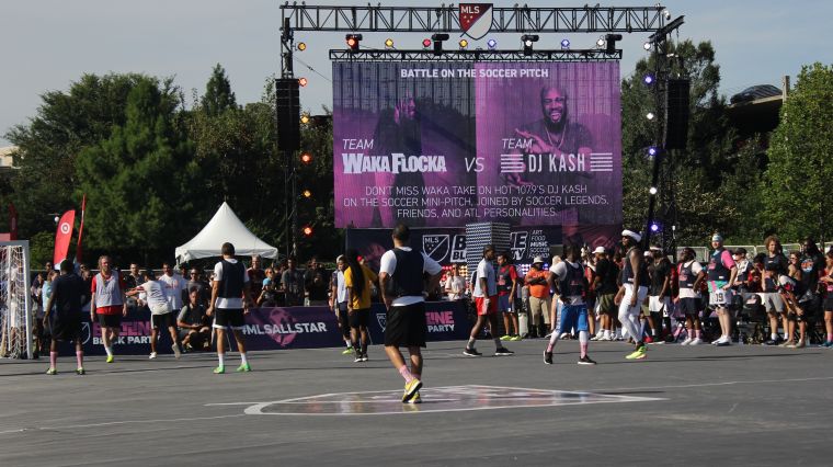 MLS Block Party Celebrity Soccer Game