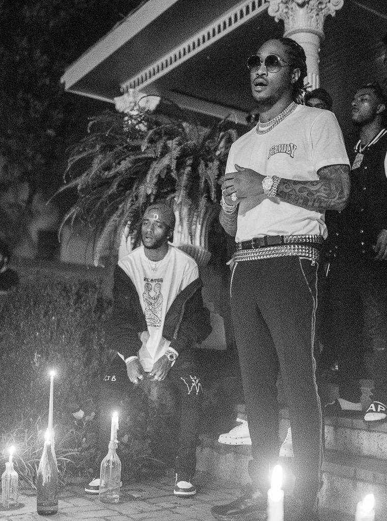 6lack & Future on the Set Of East Atlanta Love Letter Music Video