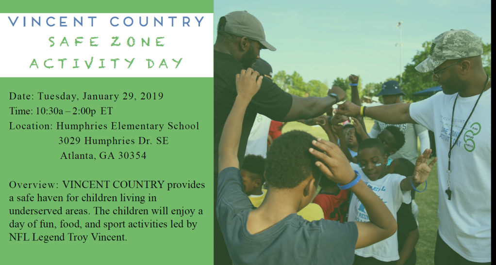 Vincent Country Safe Zone Activity Day