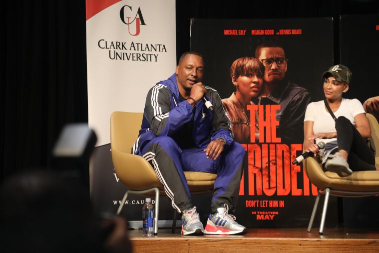 Meagan Good & Michael Ealy At Clark Atlanta