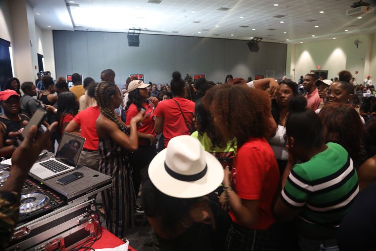 Meagan Good & Michael Ealy At Clark Atlanta