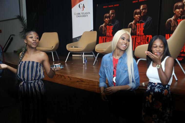 Meagan Good & Michael Ealy At Clark Atlanta