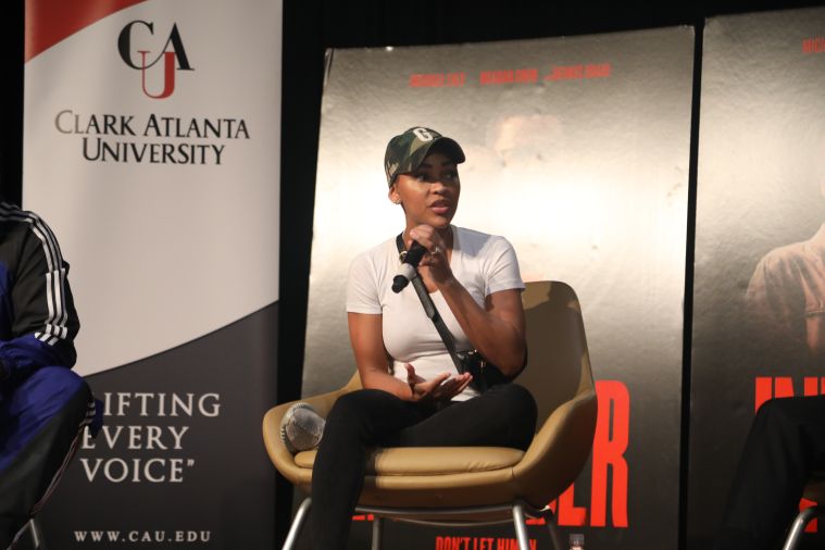 Meagan Good & Michael Ealy At Clark Atlanta
