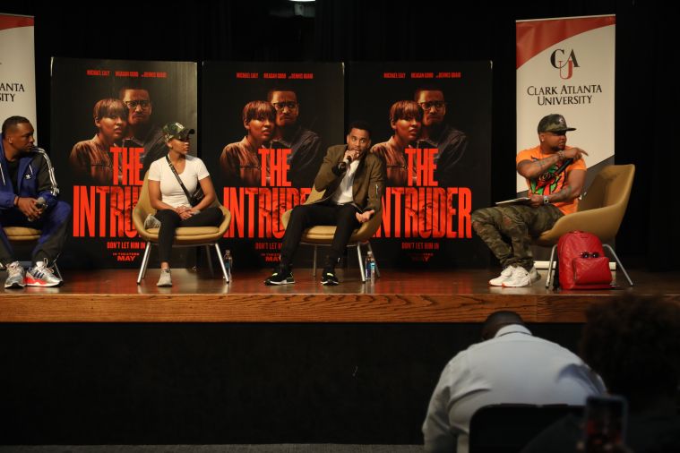 Meagan Good & Michael Ealy At Clark Atlanta