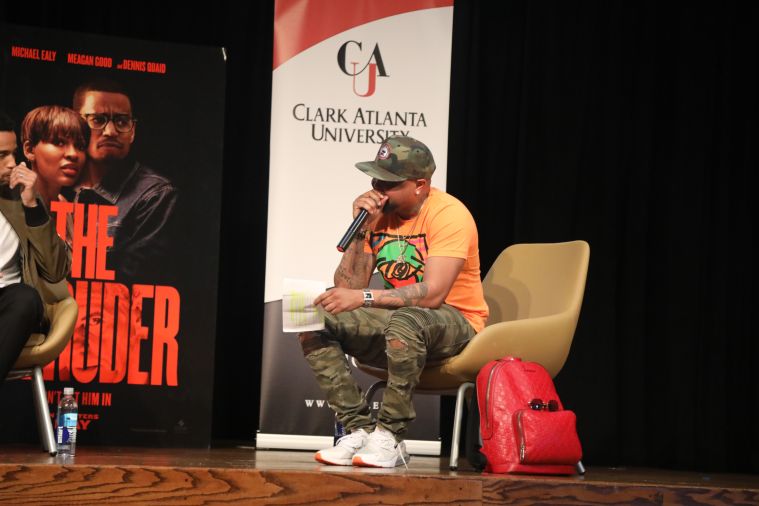 Meagan Good & Michael Ealy At Clark Atlanta