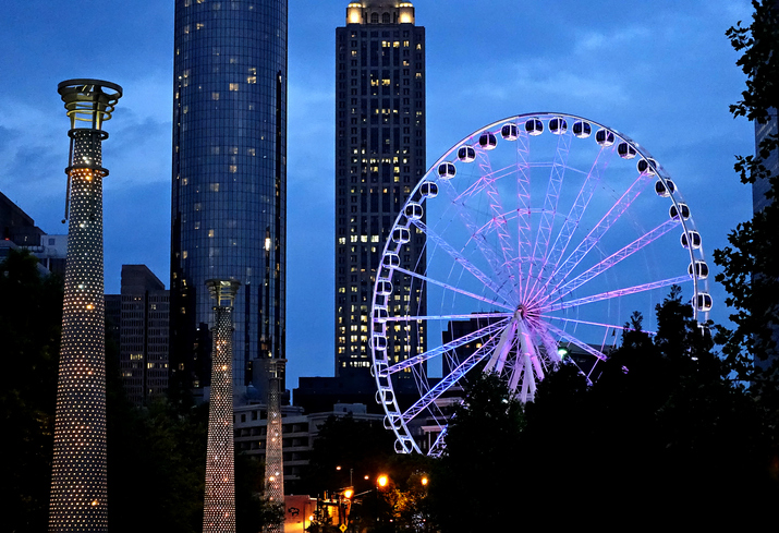 Centennial Park in Atlanta, Georgia