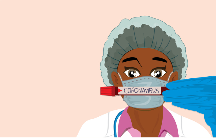 Positive blood test result for the new rapidly spreading Coronavirus