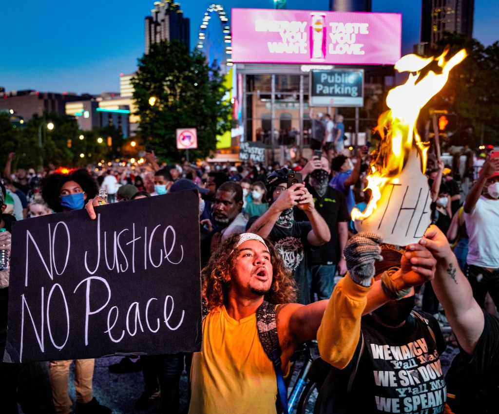 Protests continue over the death of George Floyd in Atlanta