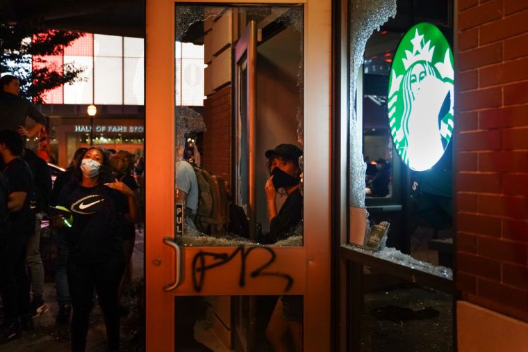 Atlanta Protest Held In Response To Police Custody Death Of Minneapolis Man George Floyd