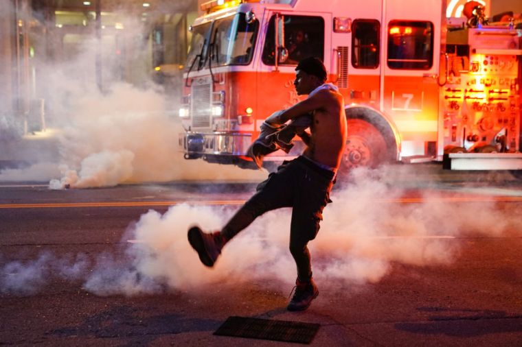 Atlanta Protest Held In Response To Police Custody Death Of Minneapolis Man George Floyd