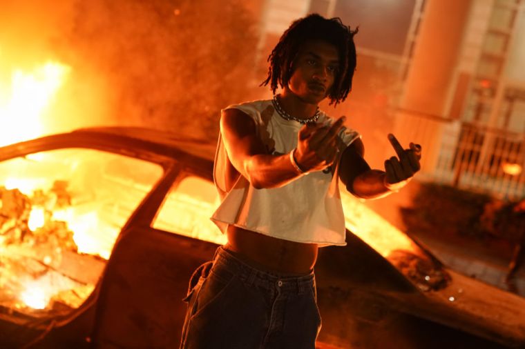 Atlanta Protest Held In Response To Police Custody Death Of Minneapolis Man George Floyd