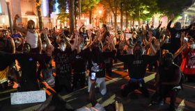 Atlanta Protest Held In Response To Police Custody Death Of Minneapolis Man George Floyd