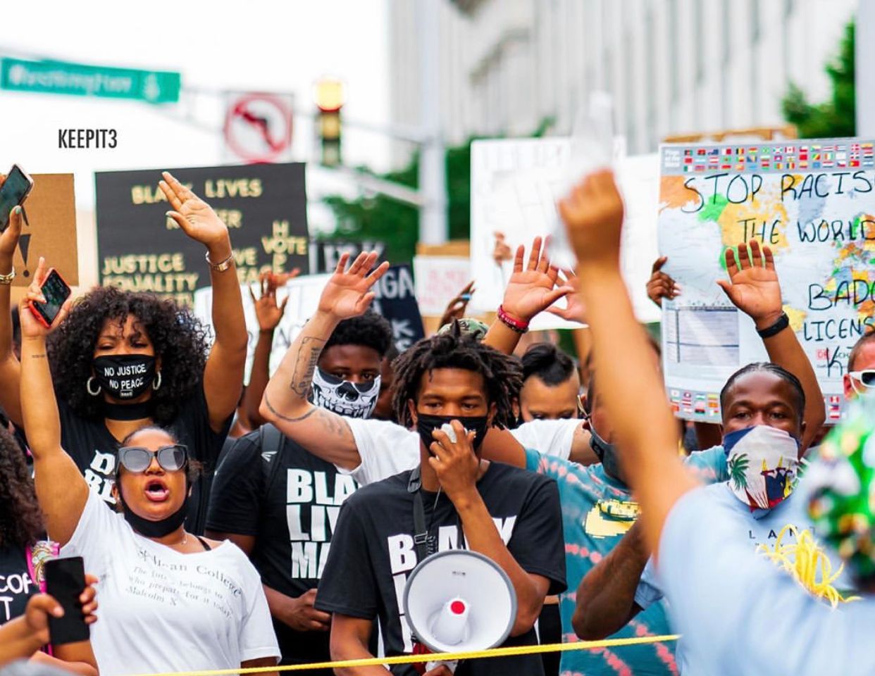 Lil Baby Protesting With The People