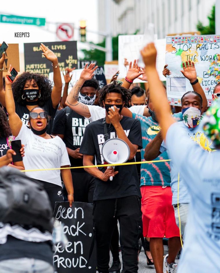 Lil Baby Protesting With The People