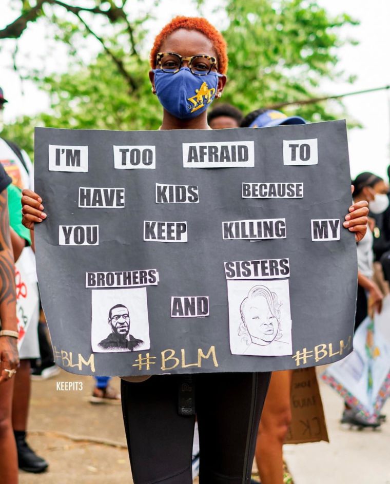 Lil Baby Protesting With The People