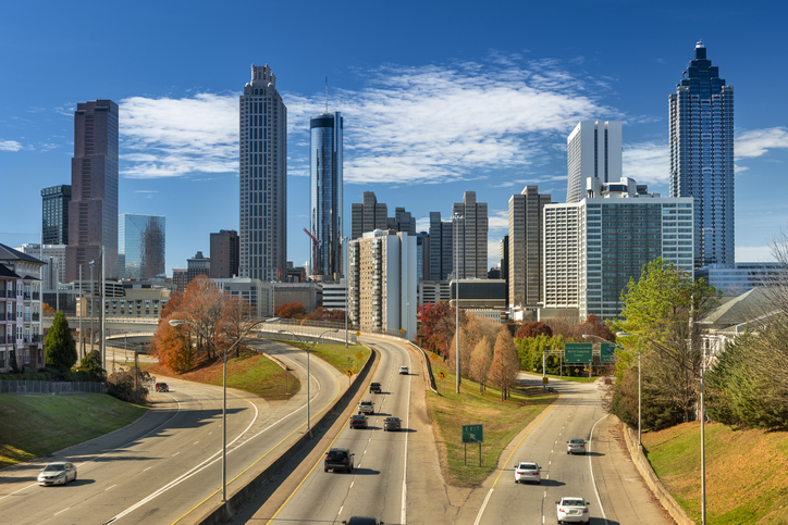 Atlanta Georgia downtown city skyline