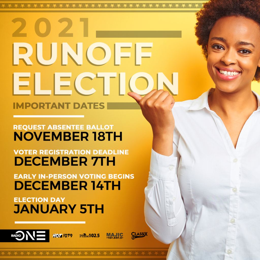 Georgia Runoff election dates 2020