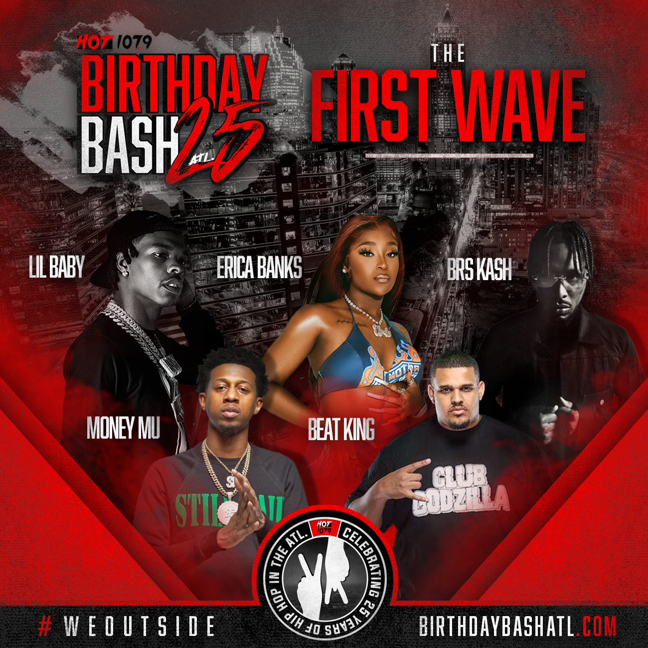 FIRST ARTISTS ANNOUNCED Birthday Bash ATL 25 July 17th